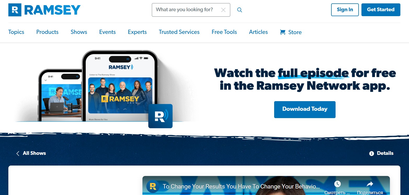 Dave Ramsey radio show