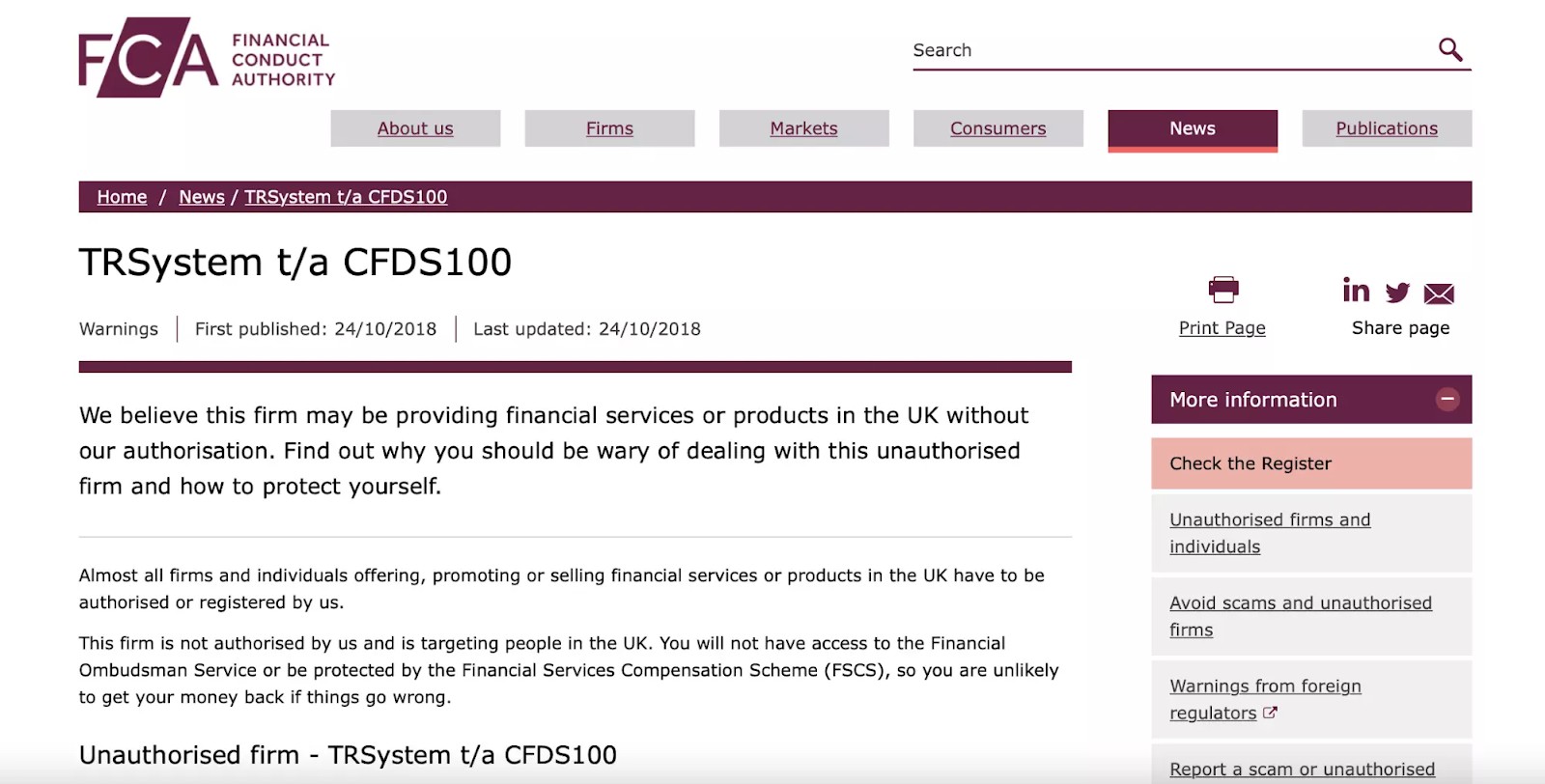 CFDS100