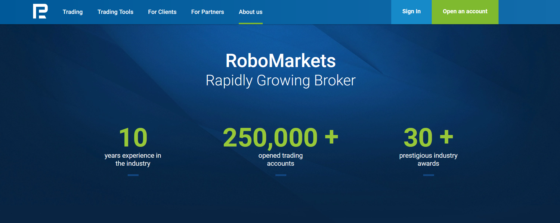 RoboMarkets website
