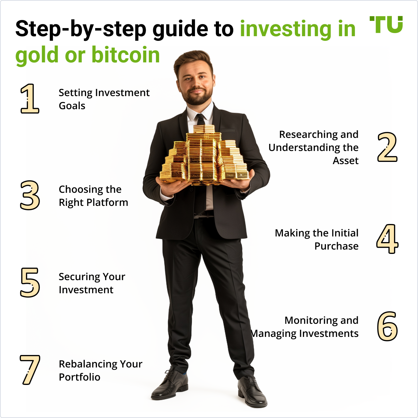 Step-by-step guide to investing in gold or bitcoin