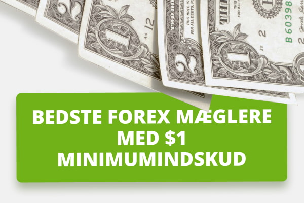 Bedste Forex mæglere med et minimumsindskud på 1 dollar i 2024