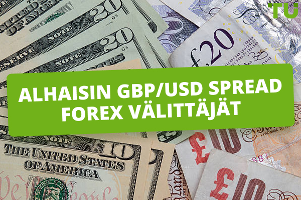 Alhaisin GBP/USD Spread Forex välittäjät