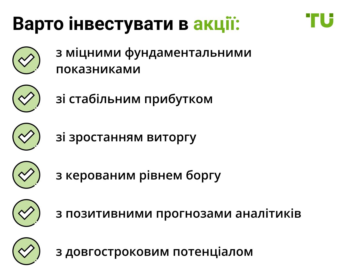 Варто інвестувати в акції