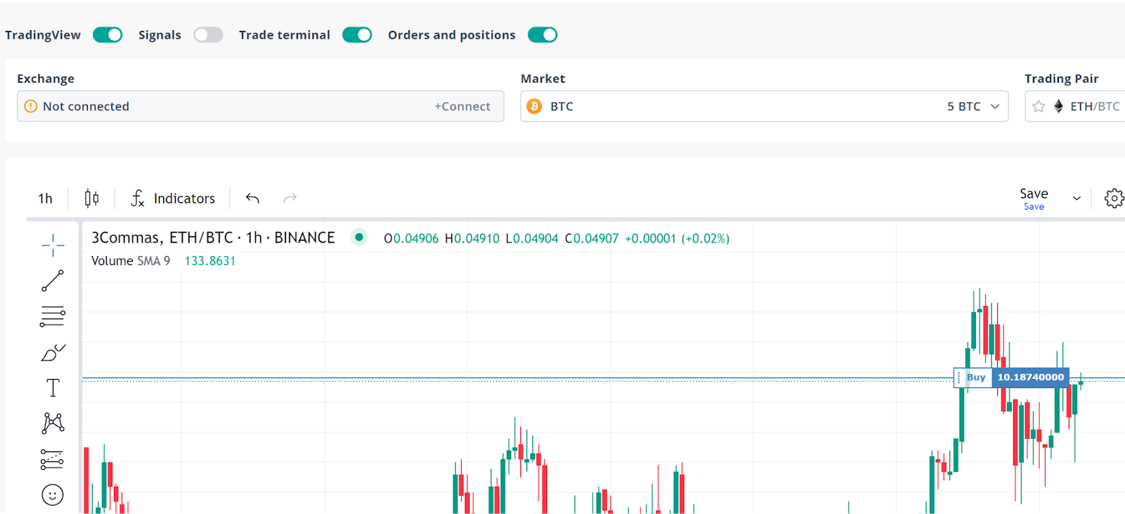 Learning crypto trading with AI tool