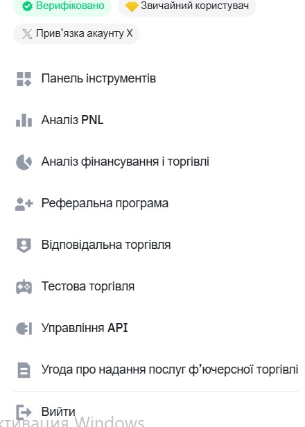 Демо-рахунок на Binance