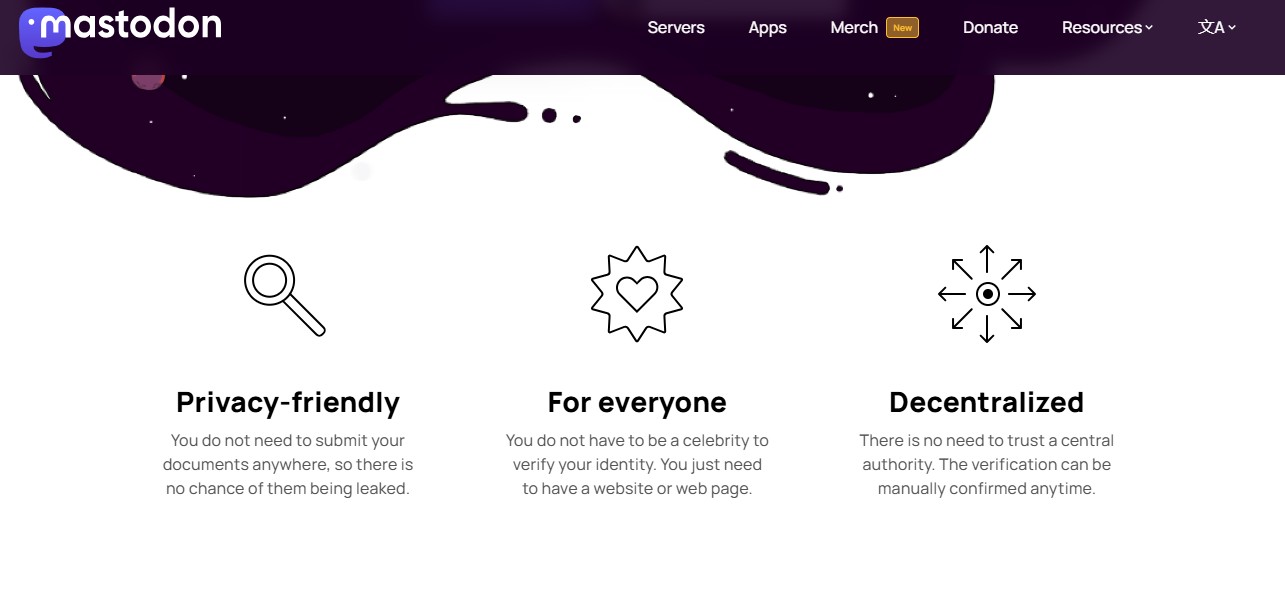 Privacy features of Mastadon