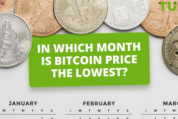 In welchem Monat ist der Bitcoin-Preis am niedrigsten?