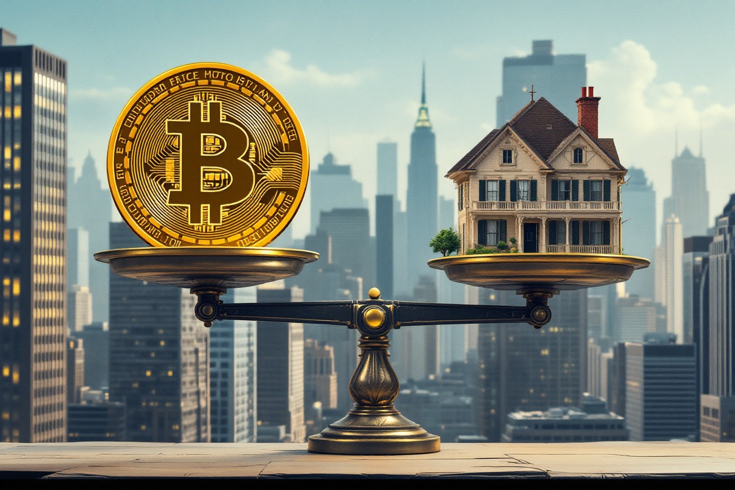 <span translate="no">Bitcoin</span> vs. real estate