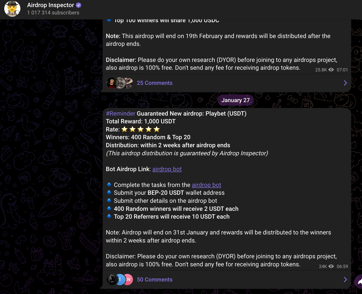 Airdrop Inspector