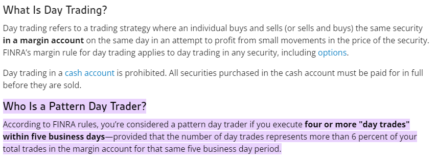 What is day trading?