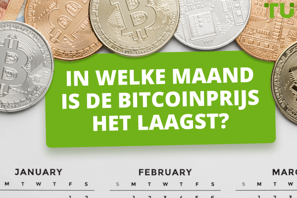 In welke maand is de Bitcoinprijs het laagst?