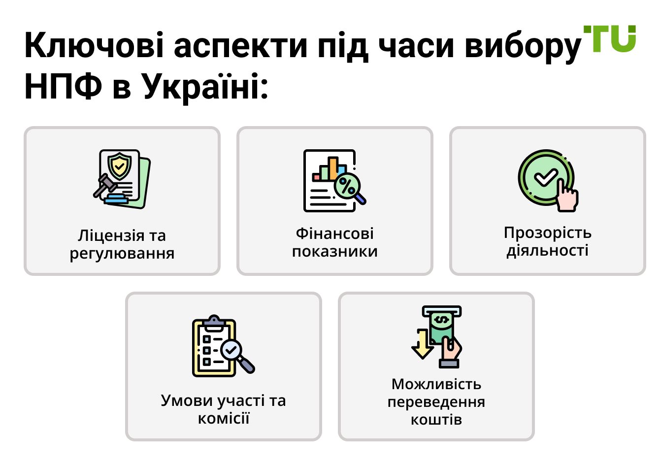 Ключові аспекти під часи вибору НПФ в Україні: