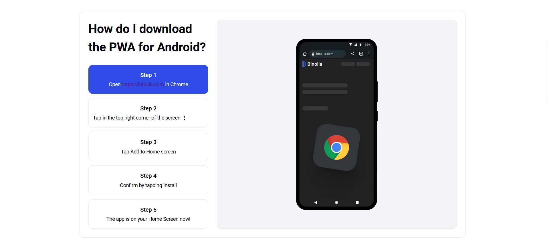 Binola platform