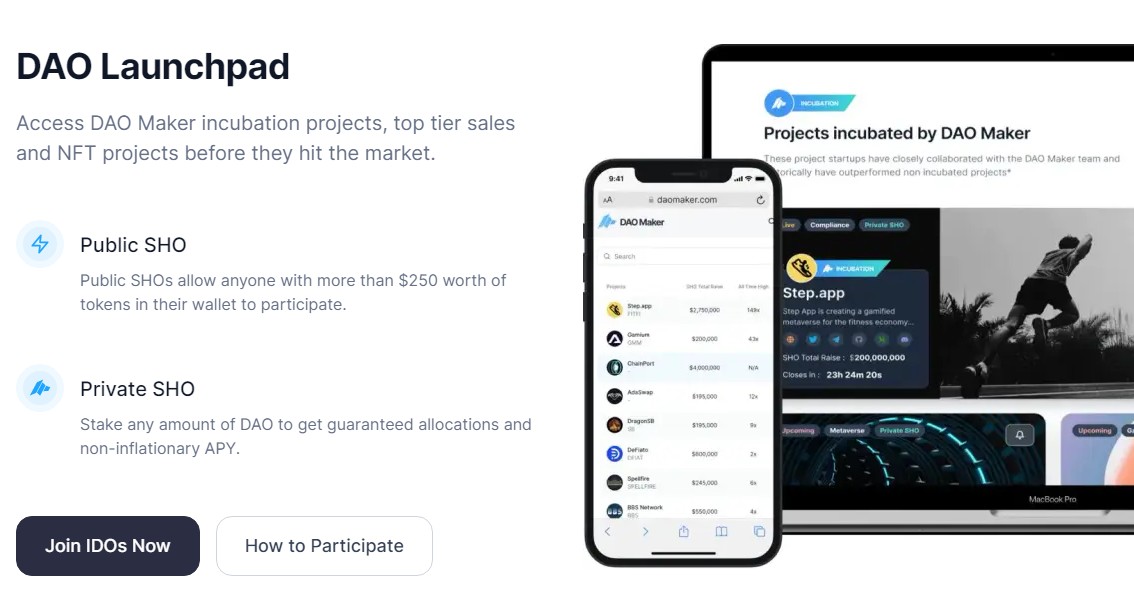 DAO Maker Launchpad