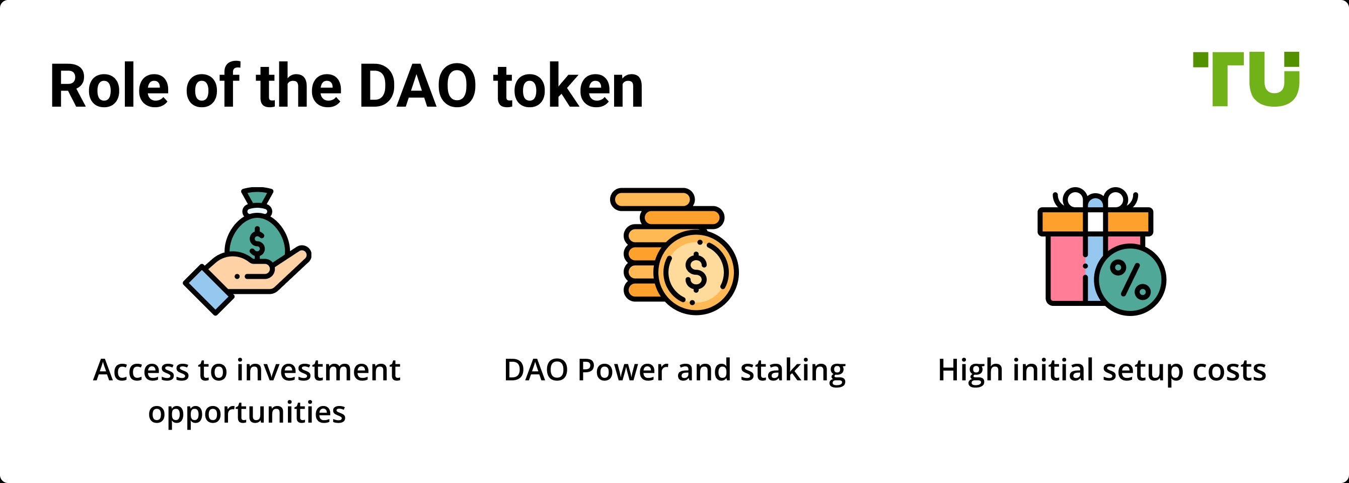 Role of the DAO token