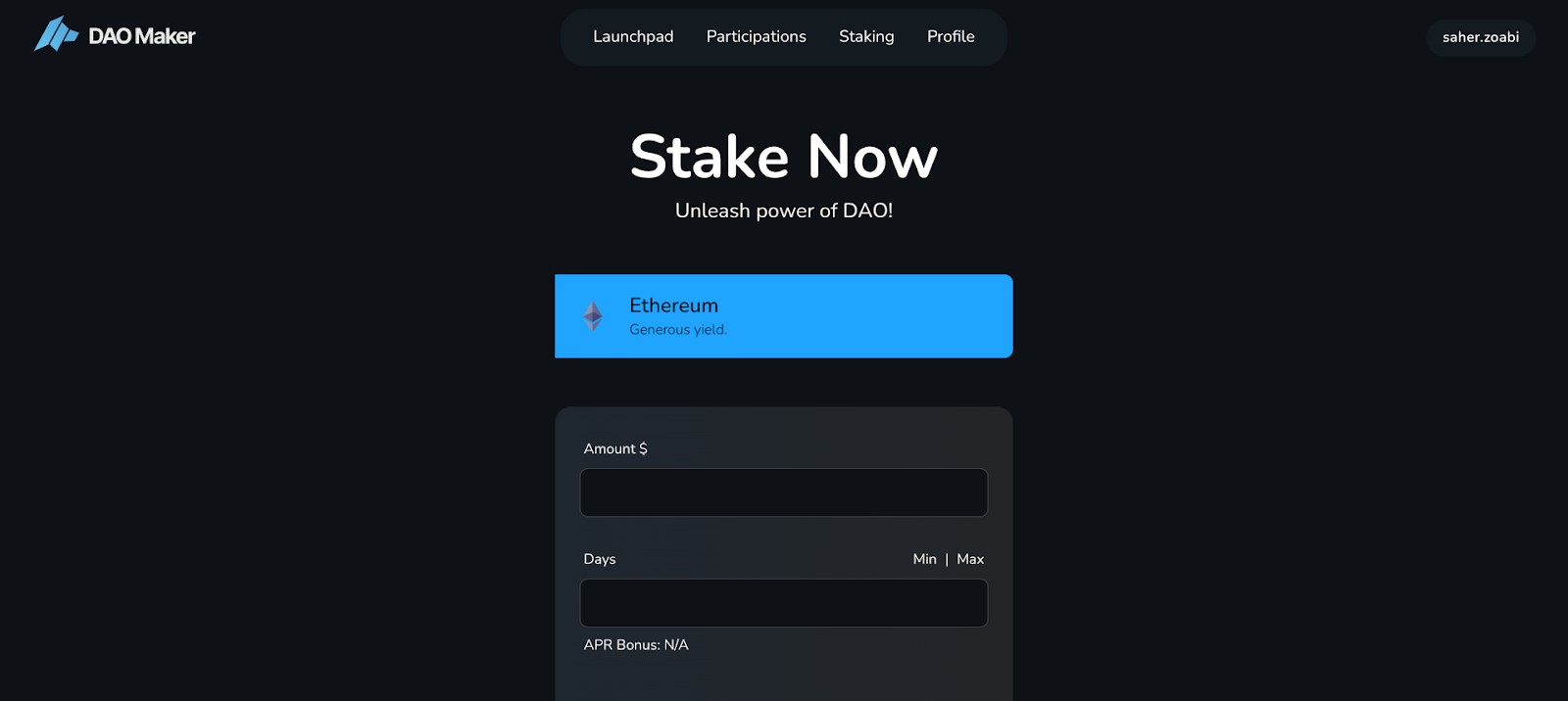 Stake DAO tokens