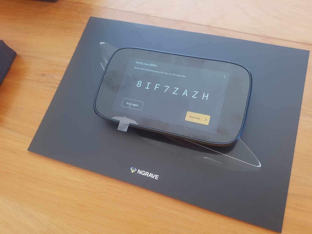 Set up the device