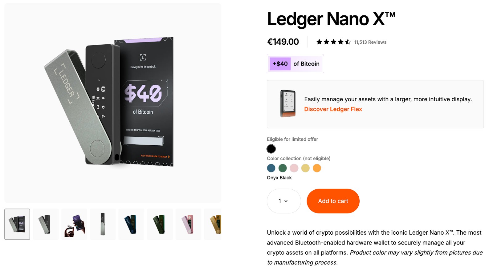 <span translate="no">Ledger</span> <span translate="no">Nano</span> X