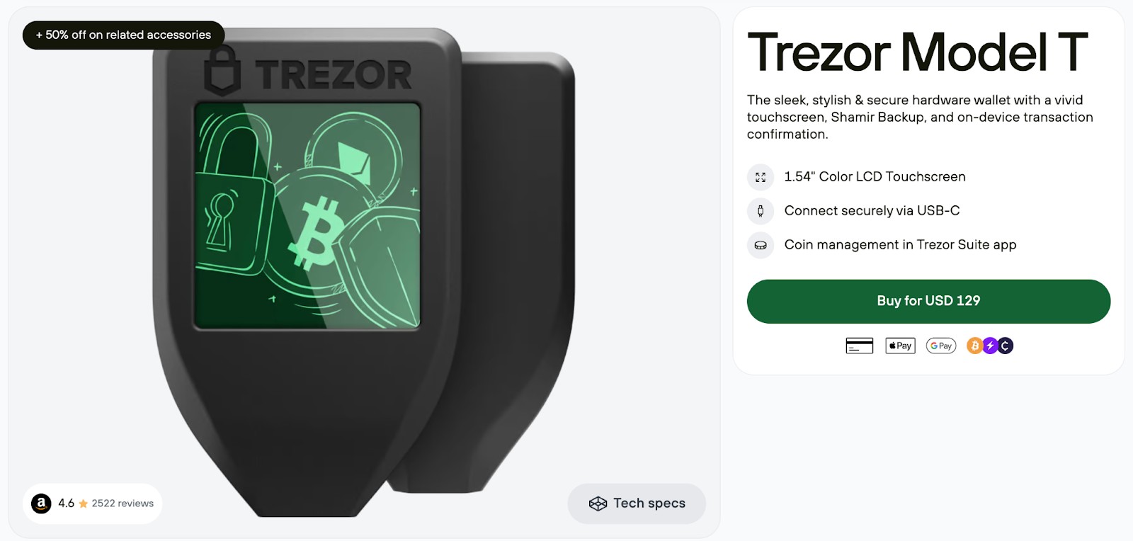 <span translate="no">Trezor</span> Model T
