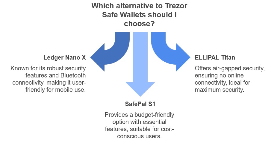 Alternatives to Trezor Safe wallets