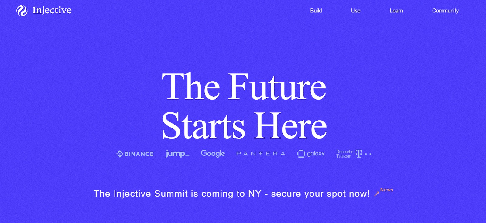 Injective homepage