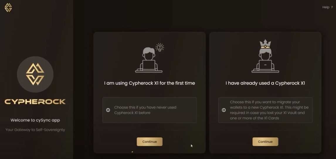 Cypherock step one