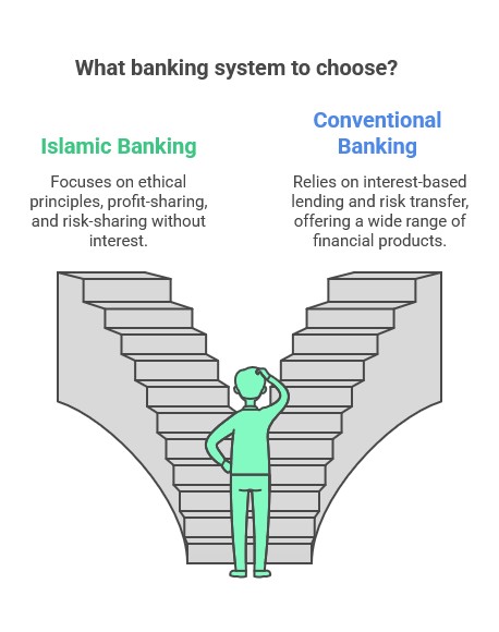 Key differences between Islamic banking and conventional banking