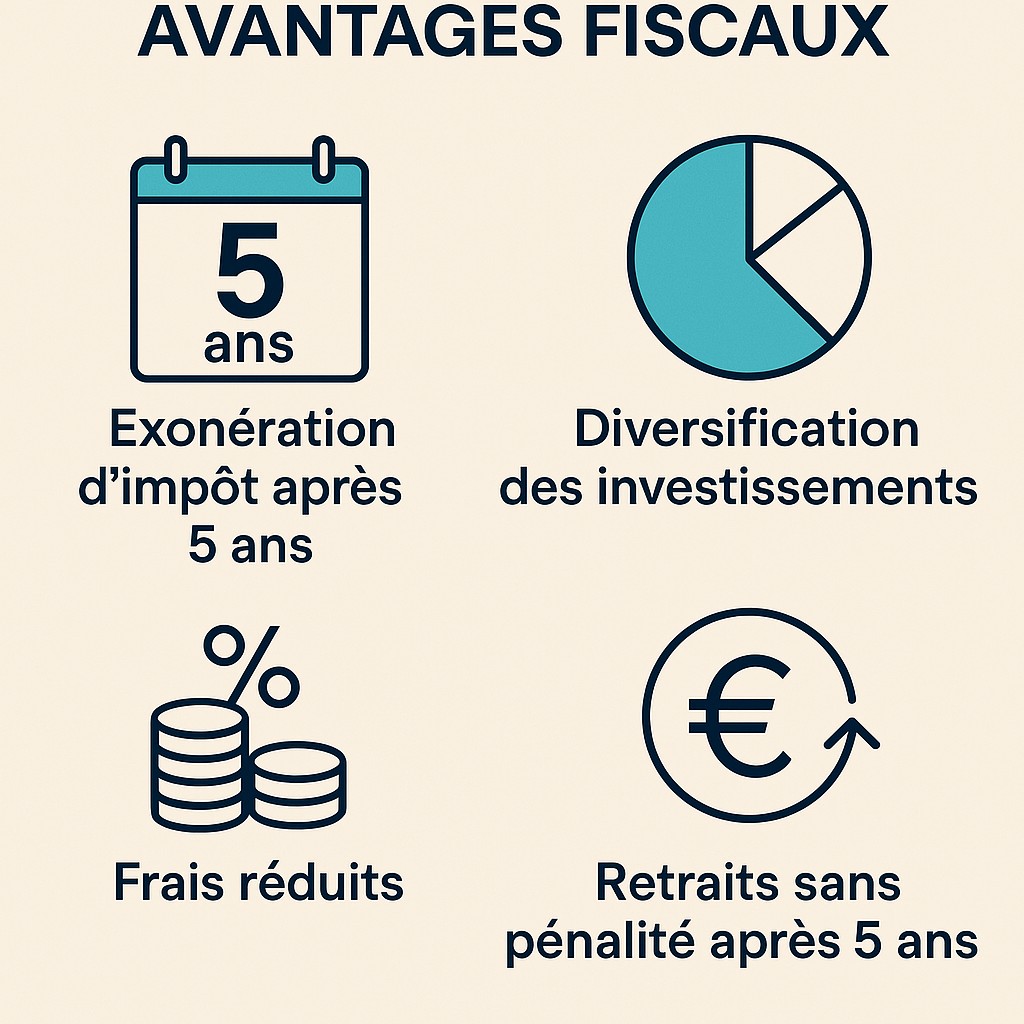 Avantages fiscaux du PEA