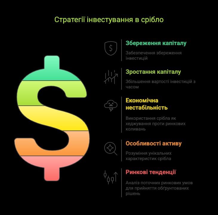 Стратегії інвестування в срібло