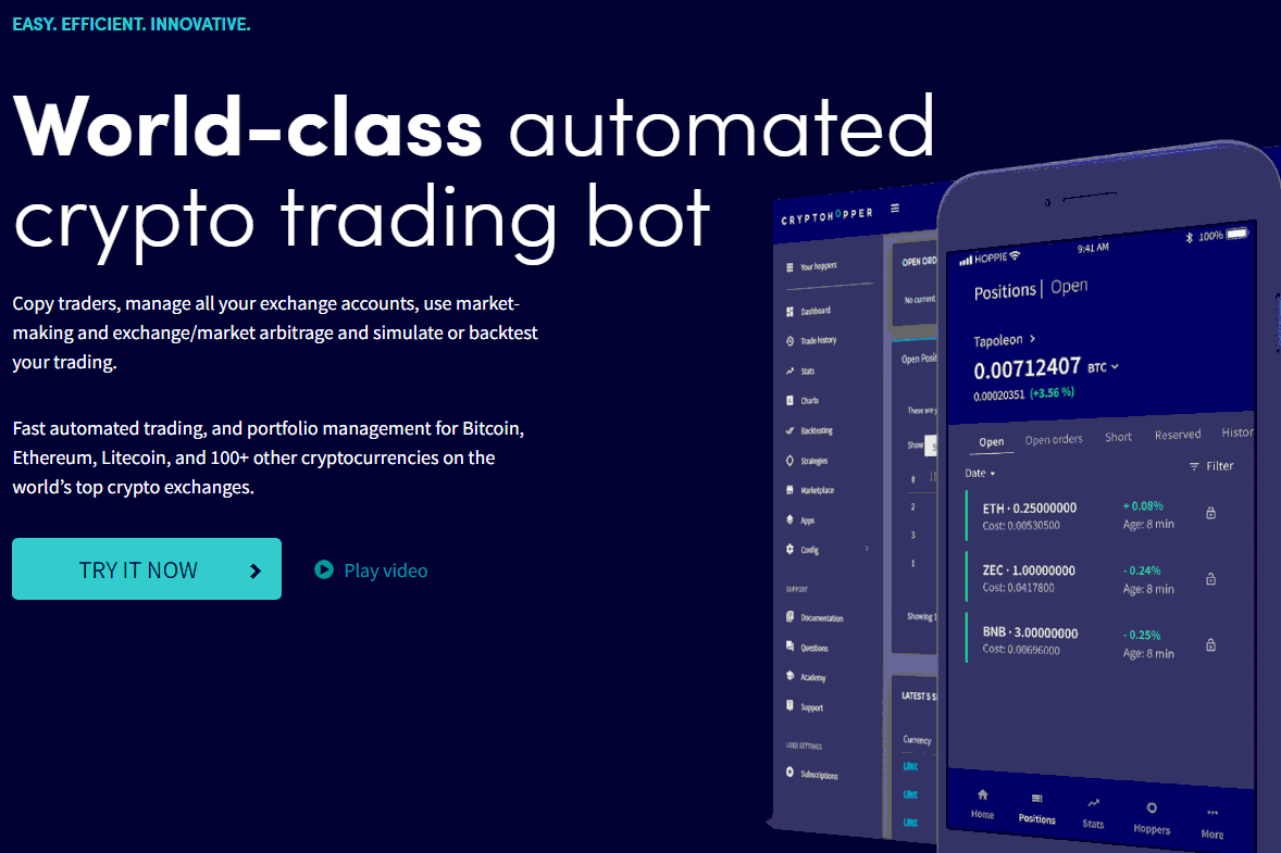 Cryptohopper Automated Trading