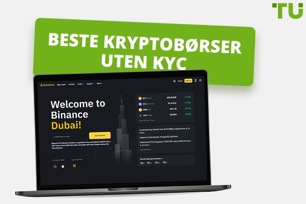 Beste ikke-KYC kryptobørser i 2026
