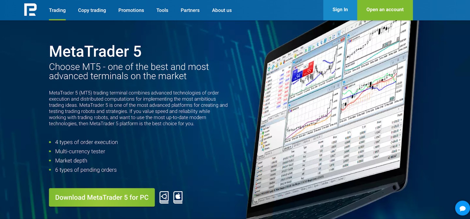 МТ5 от RoboForex