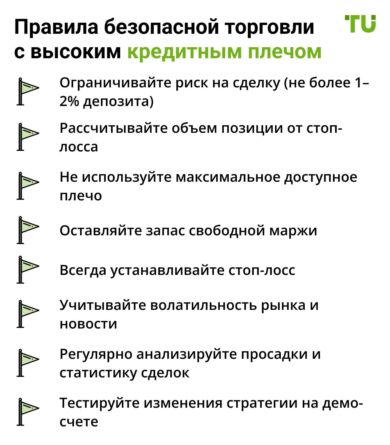 Правила безопасной торговли с высоким кредитным плечом