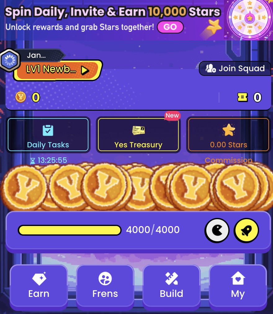 Игра Yescoin
