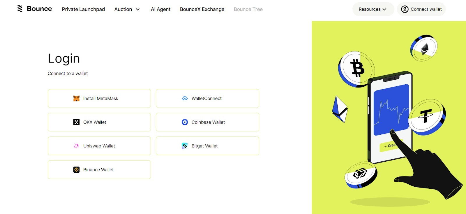 Bounce login