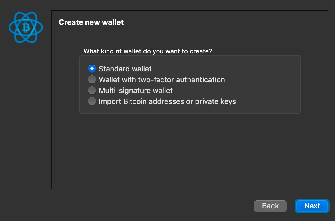 Electrum wallet options
