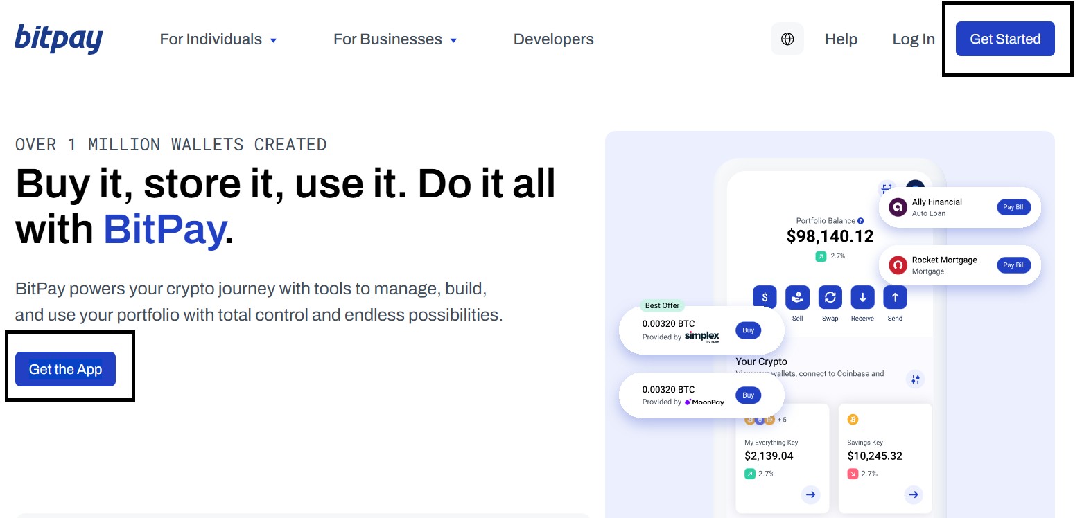 Початок реєстрації на BitPay