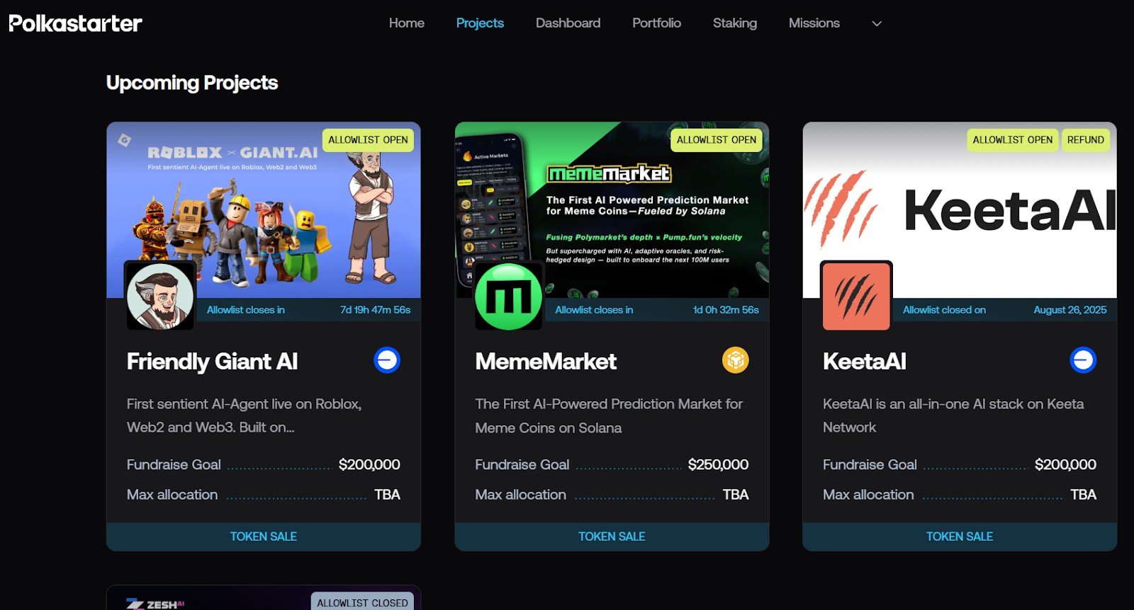Polkastarter Launchpad