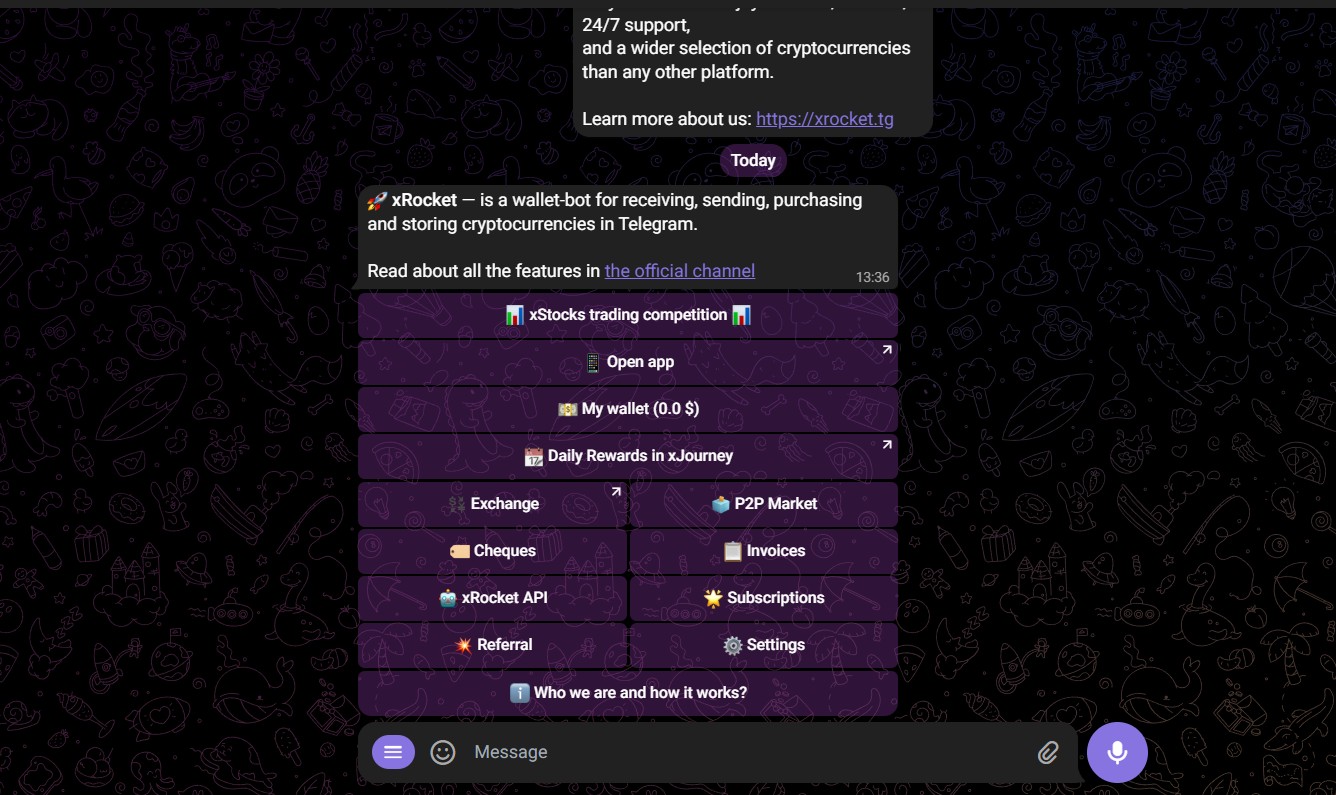 xRocket Bot