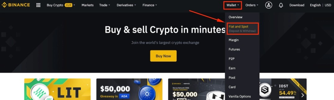 how to fund your Binance account