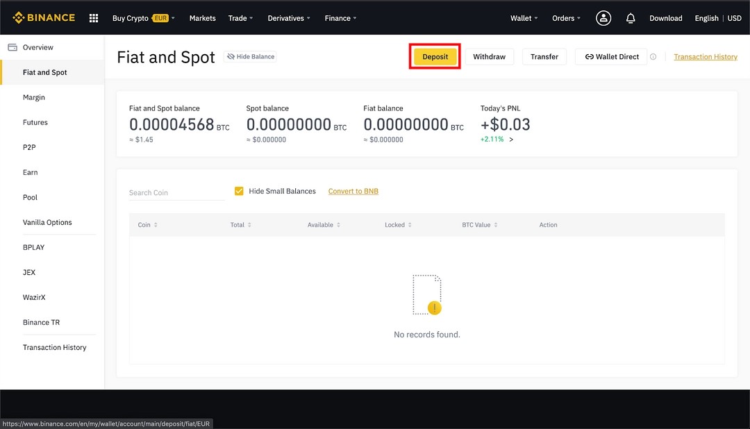 how to fund your Binance account