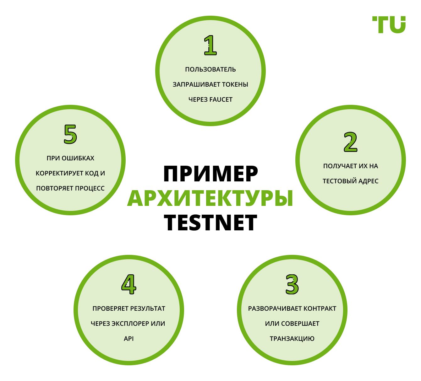 Пример архитектуры testnet