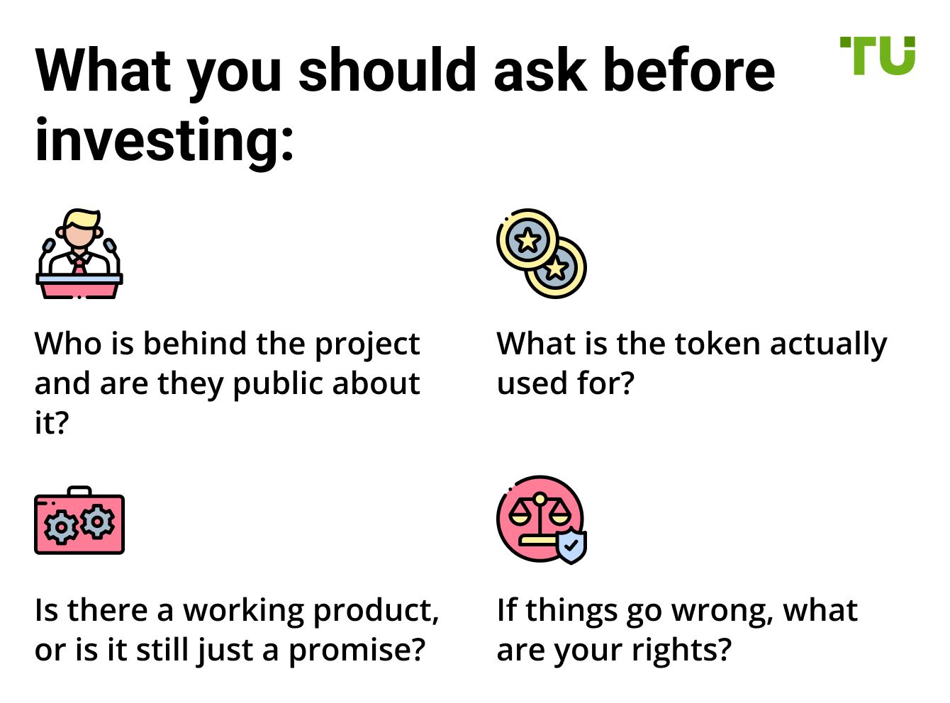 What you should ask before investing