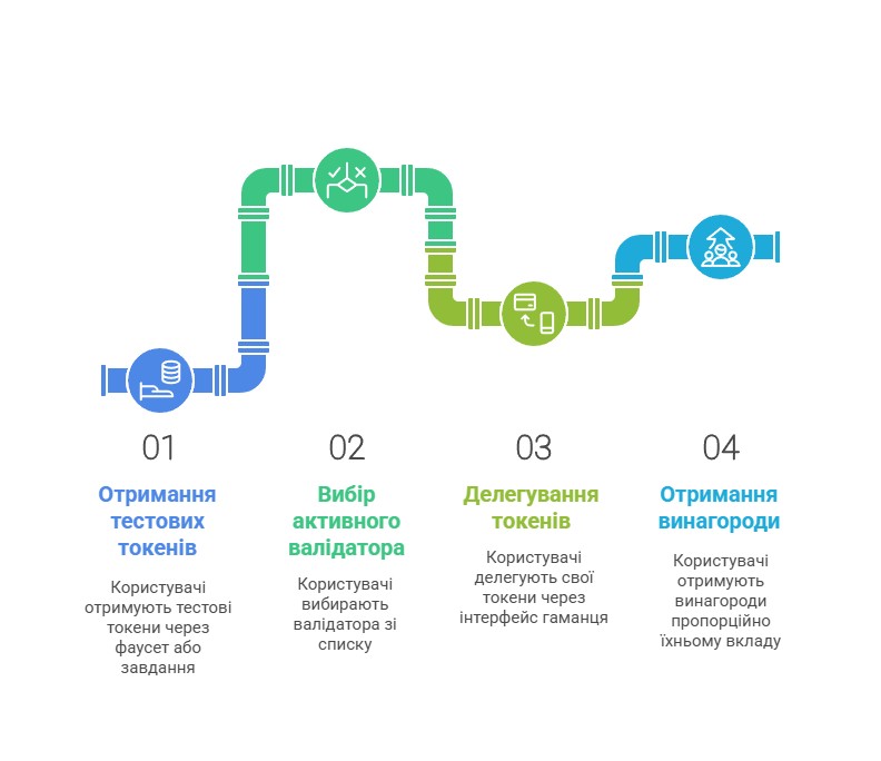 Як працює делегування тестових токенів