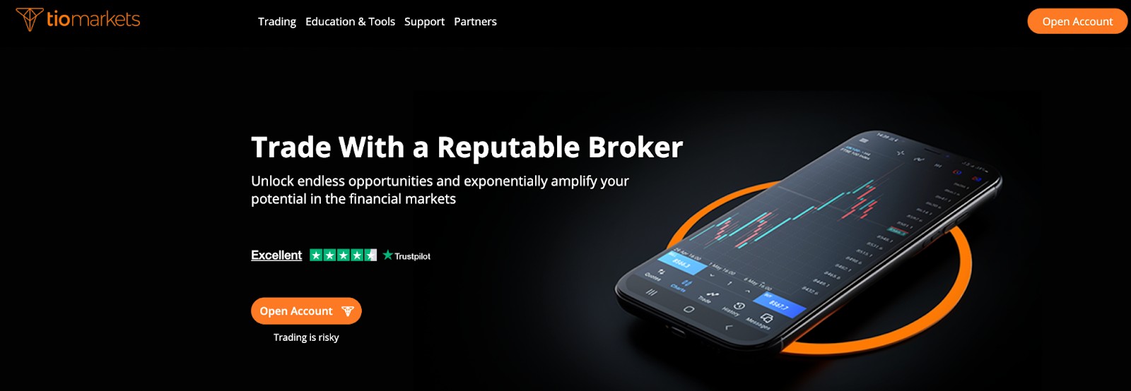 TIOmarkets site