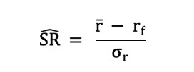The Raw Sharpe Formula