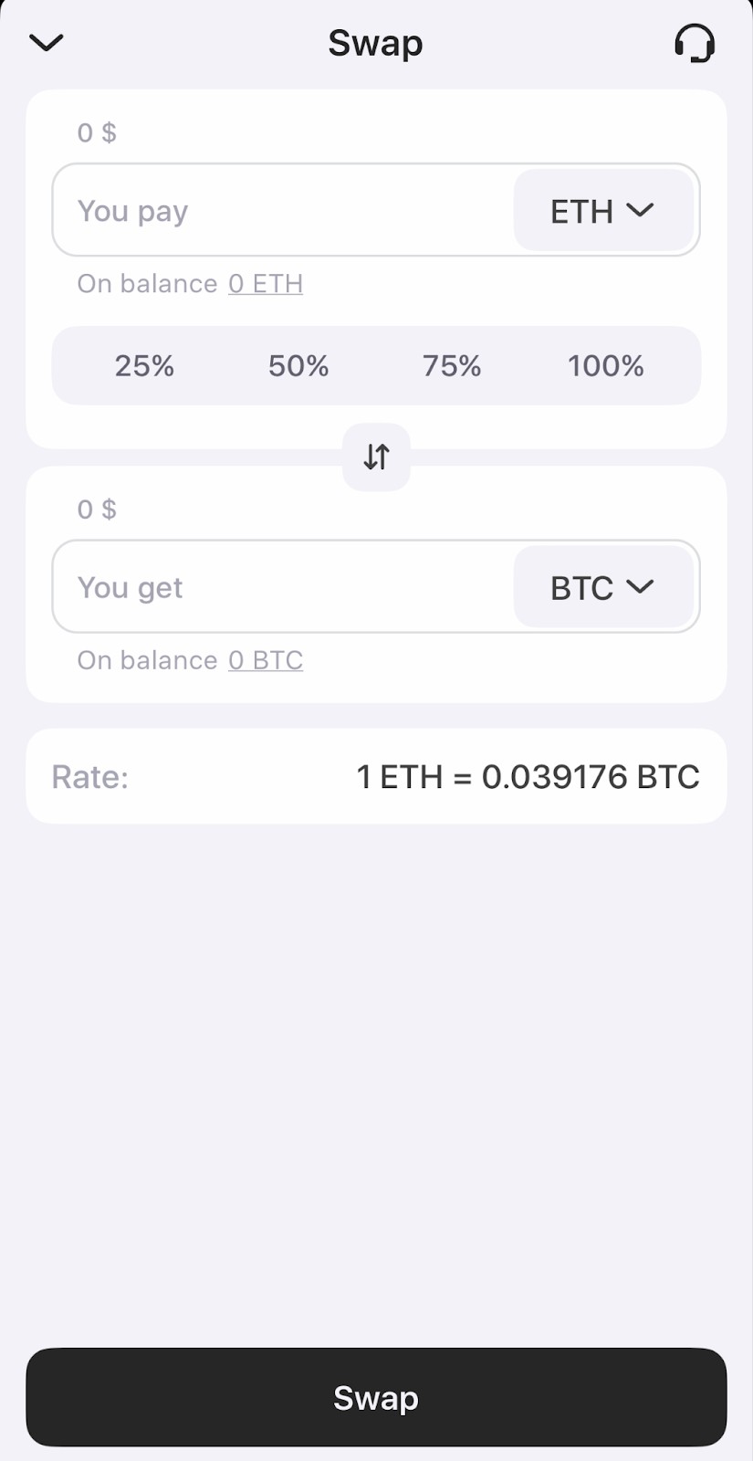 Trustee Plus crypto swap