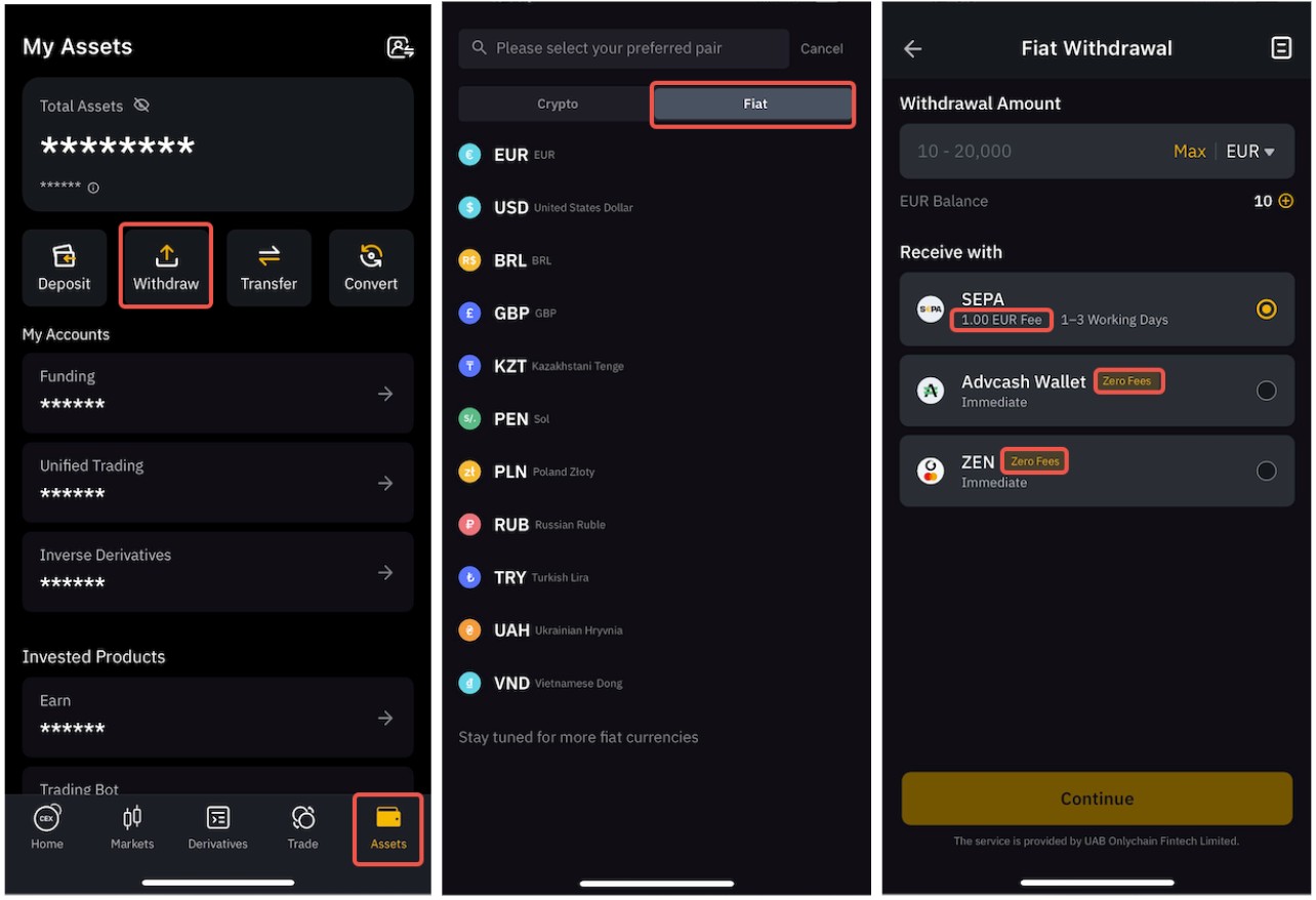 Wie man Krypto von der Telegram Wallet zu Bybit überträgt