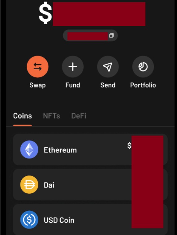 Інтерфейс Ready Wallet