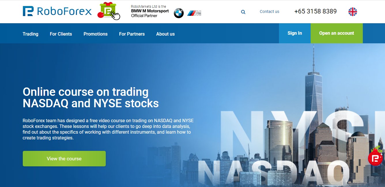 Online course on trading NASDAQ and NYSE stocks